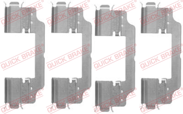 Tarvikesarja, jarrupala QUICK BRAKE 109-1716