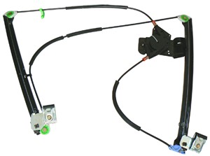 Lasinnostin, Eteen, oikea, VW POLO, POLO Van Skåp/halvkombi, 6N3 837 462A, 6N3 837 462D