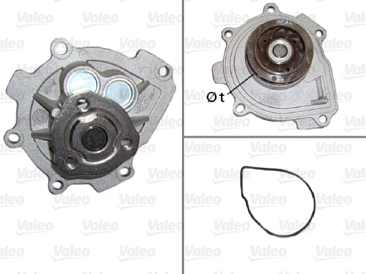 Vesipumppu VALEO 506837