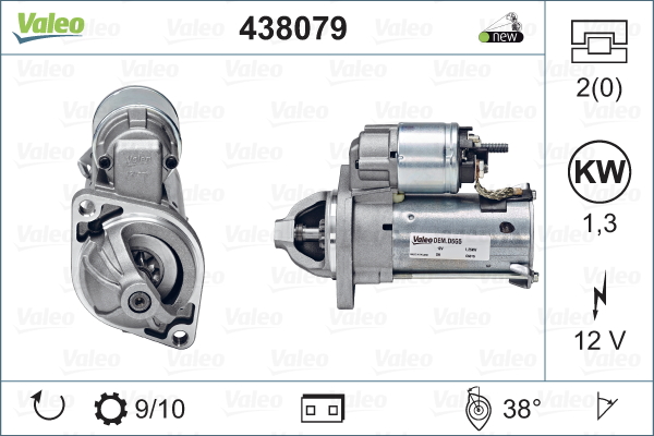 Startteri VALEO 438079