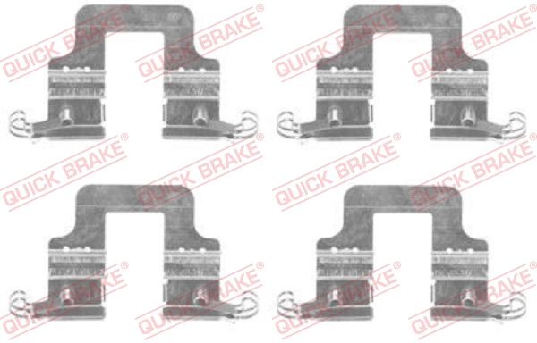 Tarvikesarja, jarrupala QUICK BRAKE 109-1766