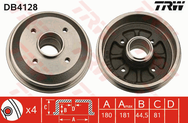 Jarrurumpu TRW DB4128