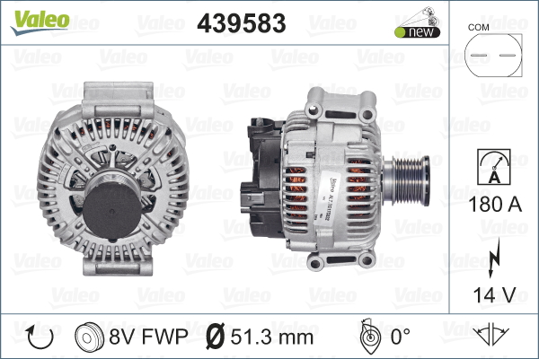 Laturi VALEO 439583