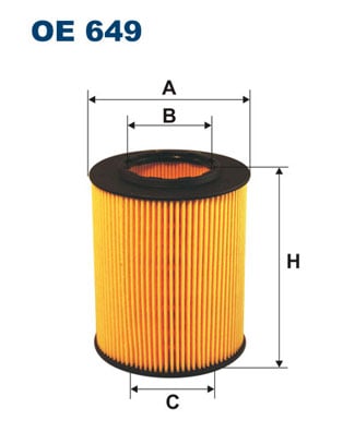 Öljynsuodatin FILTRON OE 649