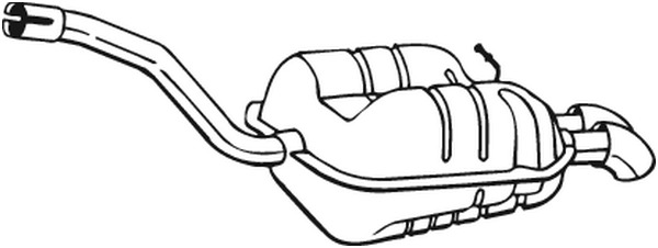 Takaäänenvaimentaja BOSAL 233-547