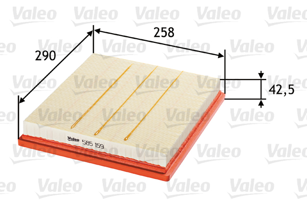 Ilmansuodatin VALEO 585159