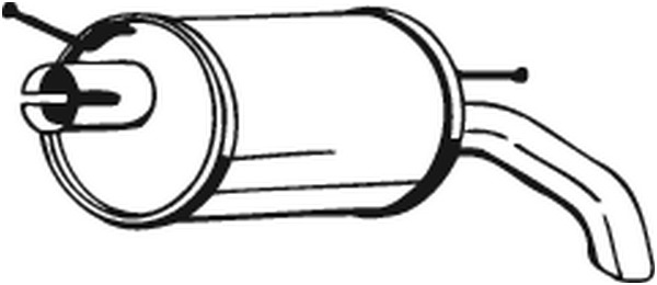 Takaäänenvaimentaja BOSAL 154-511