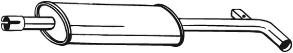 Keskipönttö BOSAL 200-021