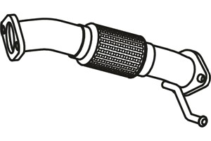 Pakoputki, Edessä, HYUNDAI i30, i30 Kombi, KIA CEE'D Halvkombi, CEE'D SW, PRO CEE'D, 28610-1H600, 28610-2L600