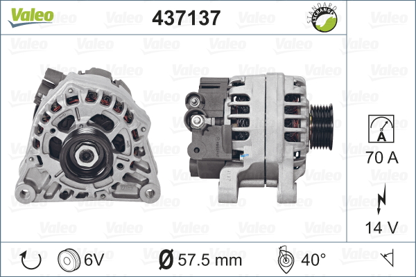 Laturi VALEO 437137