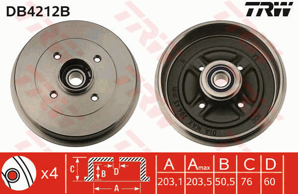 Jarrurumpu TRW DB4212B