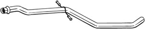 Pakoputki, Keskellä, PEUGEOT 407, 407 Coupé, 407 SW, 407 SW Skåp / kombi, 1717FC, 1717KJ, 9805858480