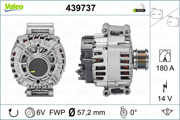 Laturi VALEO 439737