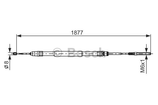 Käsijarruvaijeri BOSCH 1 987 477 694