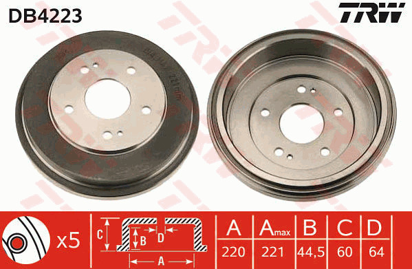 Jarrurumpu TRW DB4223