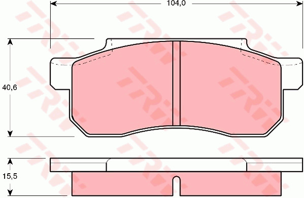Jarrupalasarja, levyjarru TRW GDB361