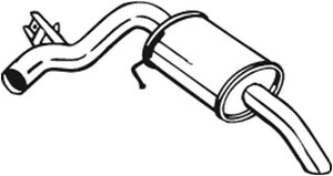Takaäänenvaimentaja, BMW 1 [E87], 18307791929, 18307796570