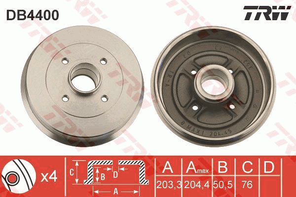 Jarrurumpu TRW DB4400