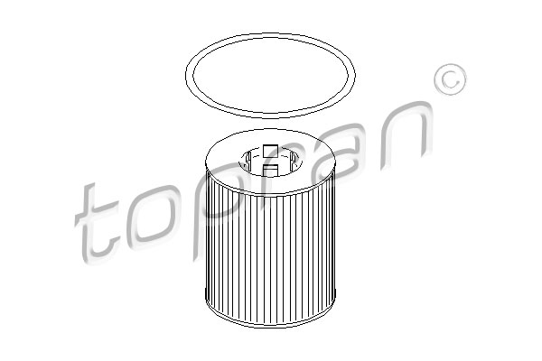 Öljynsuodatin TOPRAN 205 593