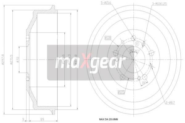 Jarrurumpu MAXGEAR 19-0837