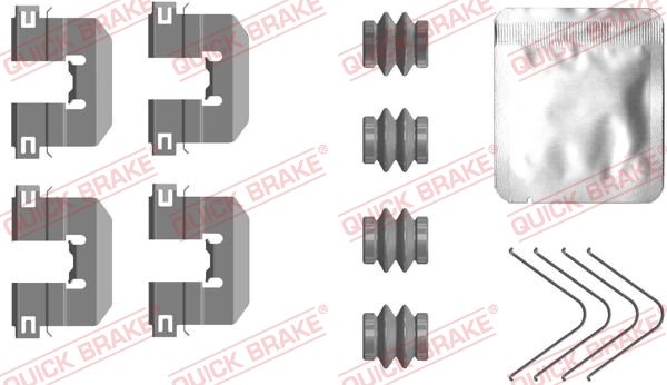 Tarvikesarja, jarrupala QUICK BRAKE 109-0117