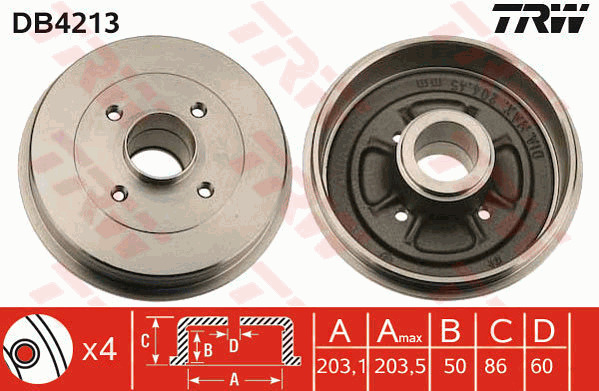 Jarrurumpu TRW DB4213