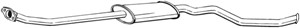 Keskiäänenvaimentaja, CITROËN XSARA, XSARA Break, XSARA Coupé, XSARA Skåp / kombi, XSARA Skåp/halvkombi, PEUGEOT 306 Cabriolet, 1717N7