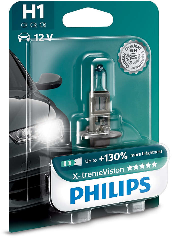 Halogeeni poltin PHILIPS X-TREMEVISION 12V H1 55W