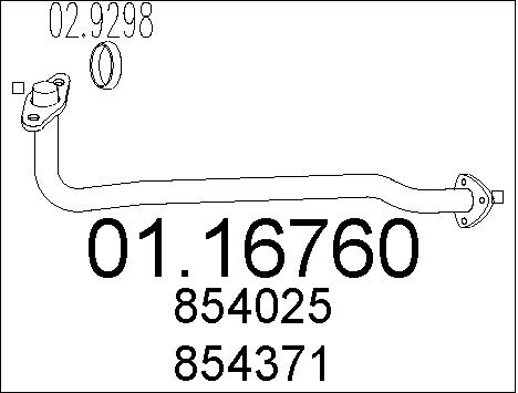 Pakoputki MTS 01.16760