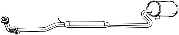 Keskipönttö BOSAL 292-023