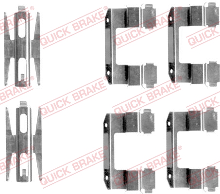 Tarvikesarja, jarrupala QUICK BRAKE 109-1618