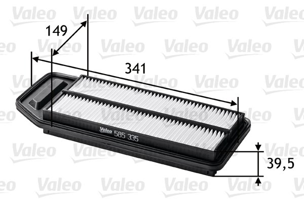 Ilmansuodatin VALEO 585335