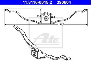 Jousi, jarrusatula, AUDI A8, Q5, 4H0 615 269 A