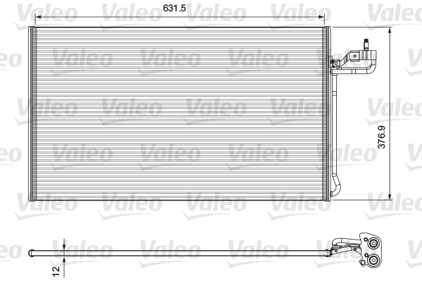 Lauhdutin, ilmastointilaite VALEO 814322
