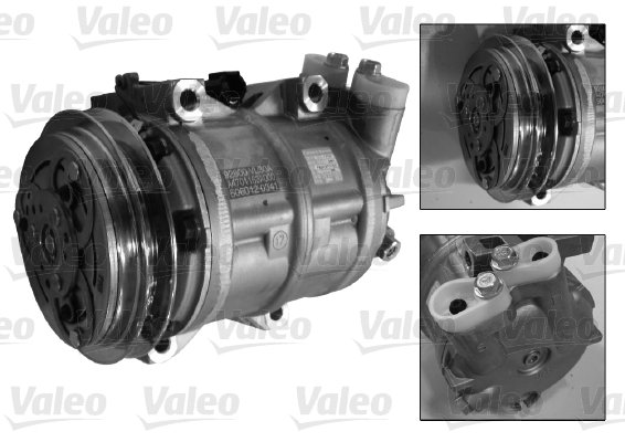 Kompressori, ilmastointilaite VALEO 813109