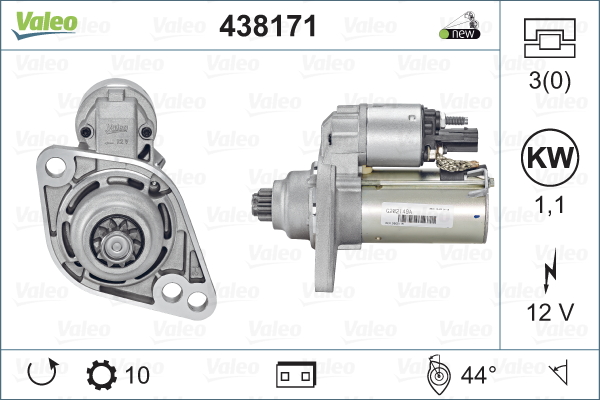 Startteri VALEO 438171