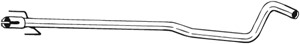 Pakoputki, Keskellä, OPEL ASTRA H Kombi, ASTRA H Skåp / kombi, VAUXHALL ASTRA Mk V, ASTRAVAN Mk V, 13161844, 5854296