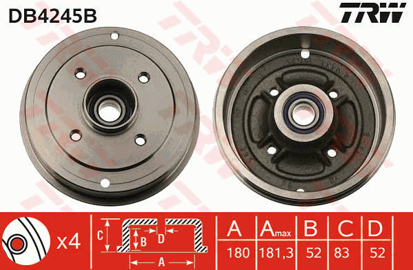 Jarrurumpu TRW DB4245B