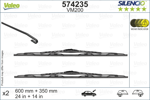 Pyyhkijänsulka VALEO 574235