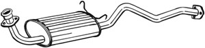 Keskiäänenvaimentaja, MITSUBISHI PAJERO I, EMB577833, MB577833, MB611685, MB612279