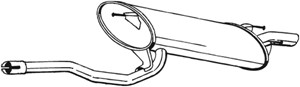 Takaäänenvaimentaja, TOYOTA AVENSIS, AVENSIS Liftback, 1743002180