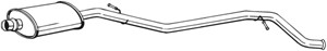 Keskiäänenvaimentaja, PEUGEOT 406, 406 Break, 1717L4
