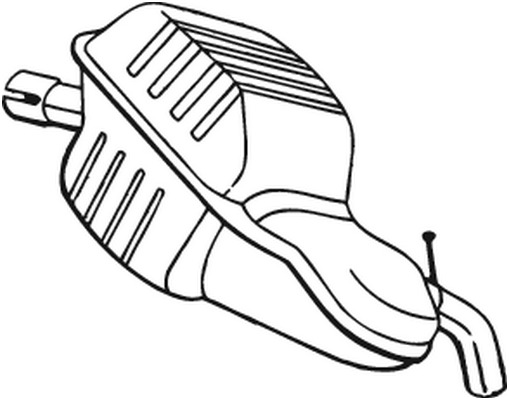 Takaäänenvaimentaja BOSAL 235-001