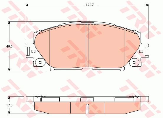 Jarrupalasarja, levyjarru TRW GDB3459