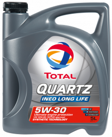 Moottoriöljy TOTAL 5W30 QUARTZ INEO L-LIFE 5L