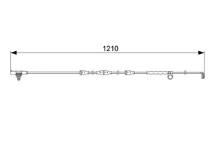 Kulumisenilmaisin, jarrupala, Etuakseli, LAND ROVER RANGE ROVER SPORT, SEM 5000 26, SEM 5000 90