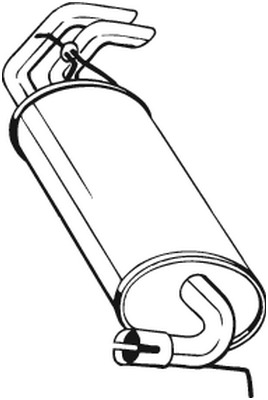 Takaäänenvaimentaja BOSAL 211-077