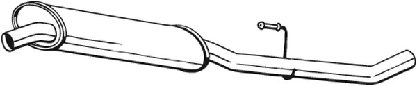 Keskipönttö BOSAL 283-235