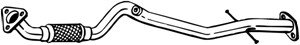 Pakoputki, Edessä, OPEL ASTRA J, ASTRA J GTC, ASTRA J Sedan, ASTRA J Sports Tourer, VAUXHALL ASTRA Mk VI, 854471, 93168451