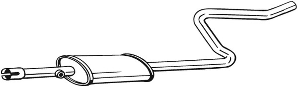 Keskipönttö BOSAL 281-283